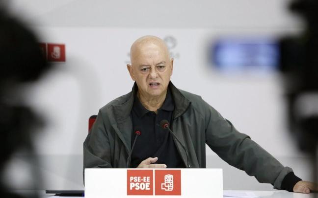 Odón Elorza, en una rueda de prensa.