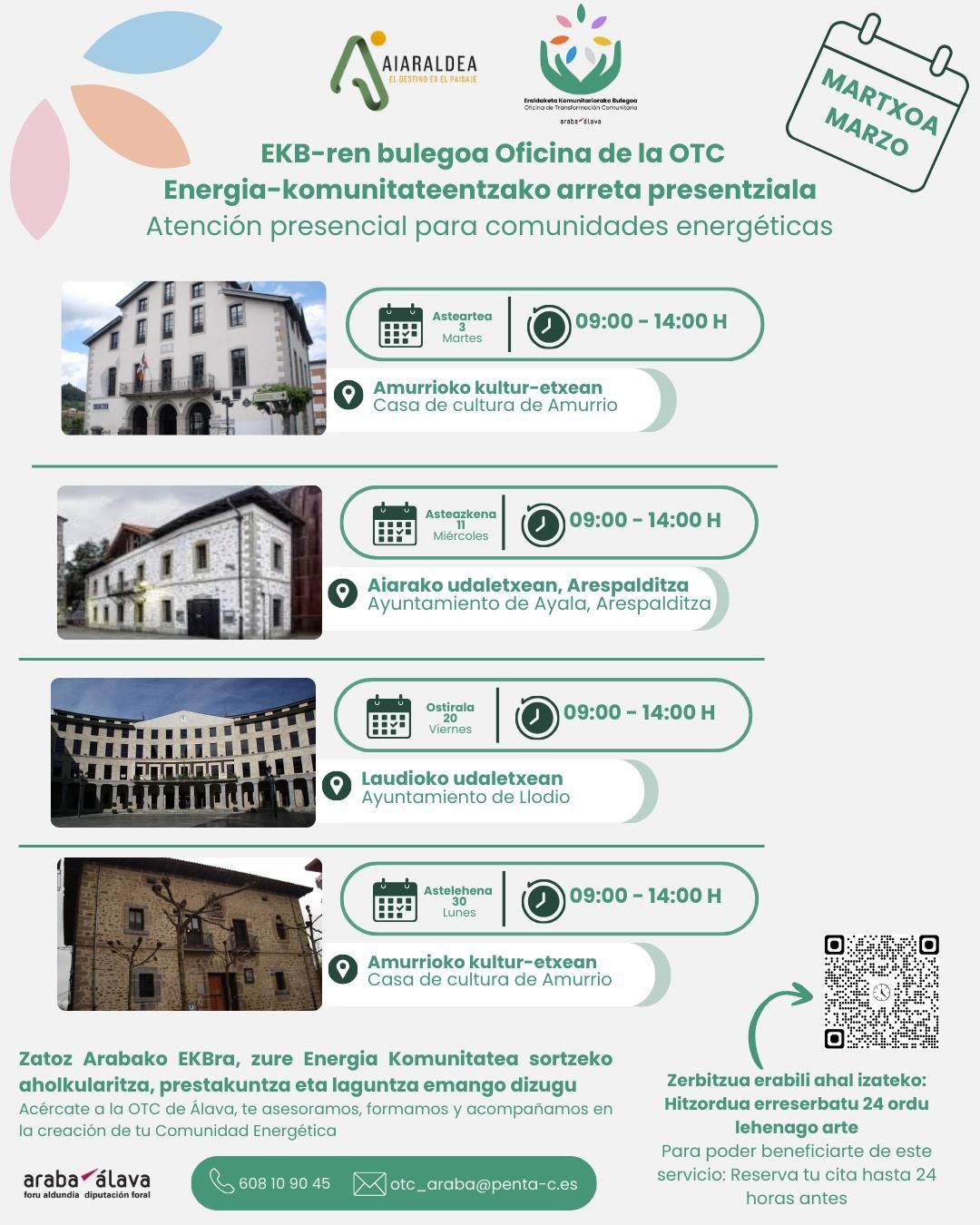 Cartel de la agenda de la OTC por Aiaraldea