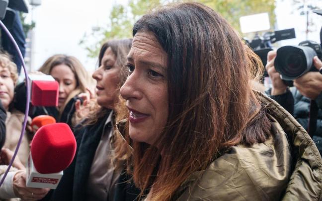 Leire Díez a su llegada a los juzgados de Plaza de Castilla para declarar por el caso ‘Leire Díez’,