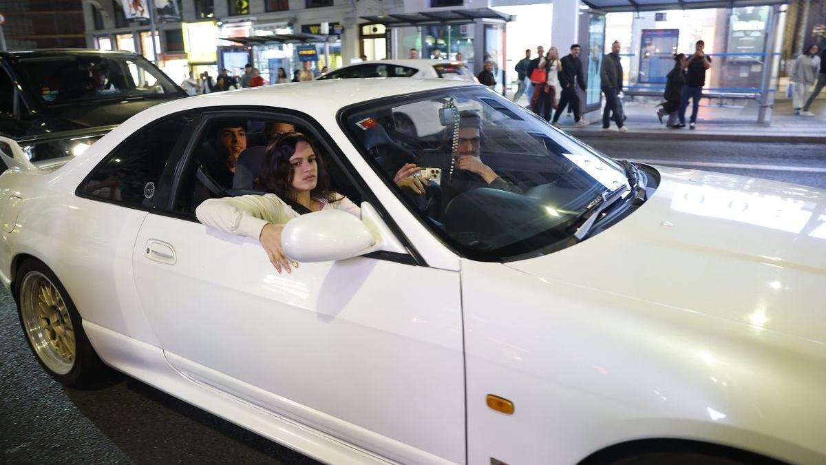 Rosalía circula por Madrid