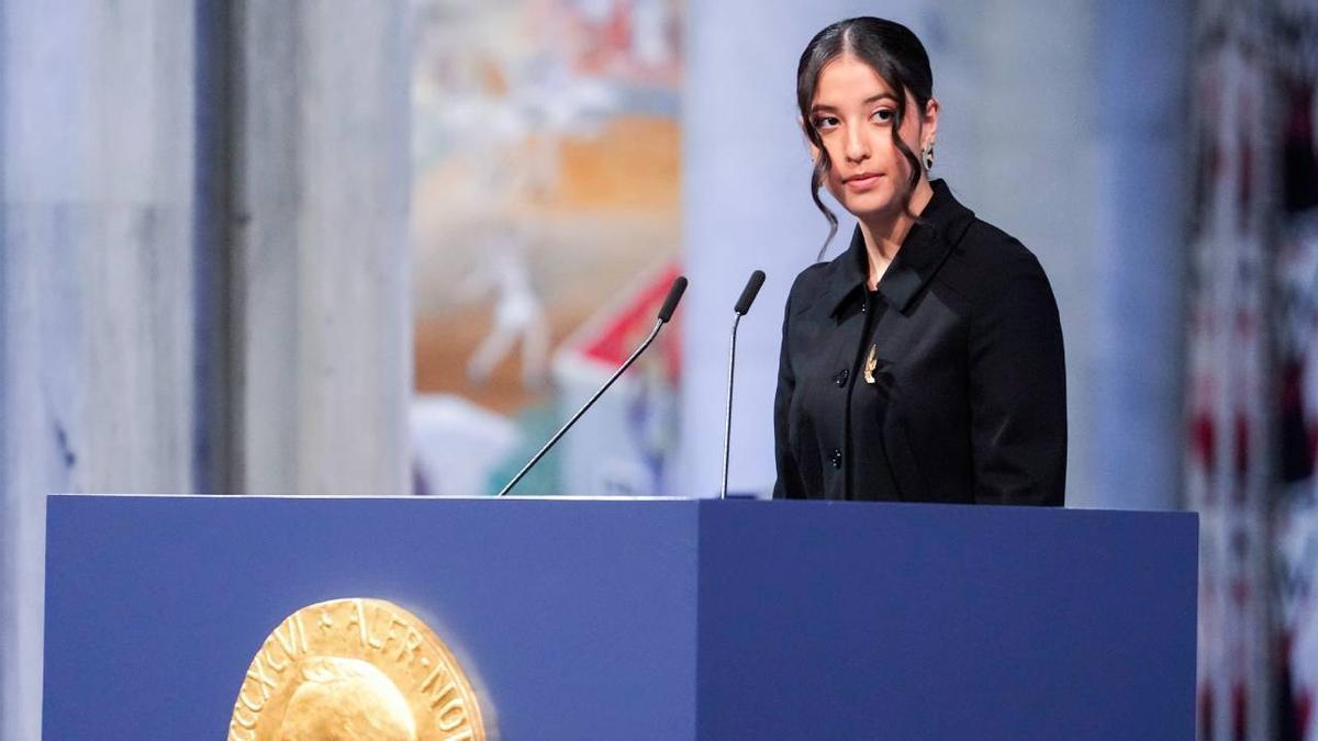 La premio Nobel de la Paz, Narges Mohammadi