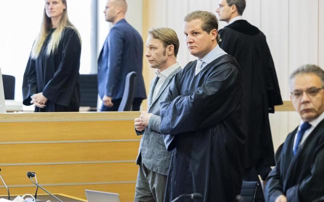 El alemán Christian Brueckner, principal sospechoso de la desaparición de la niña británica Madeleine McCann, durante un juicio en octubre de 2024.