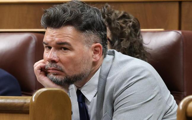 El portavoz de ERC en el Congreso, Gabriel Rufián.