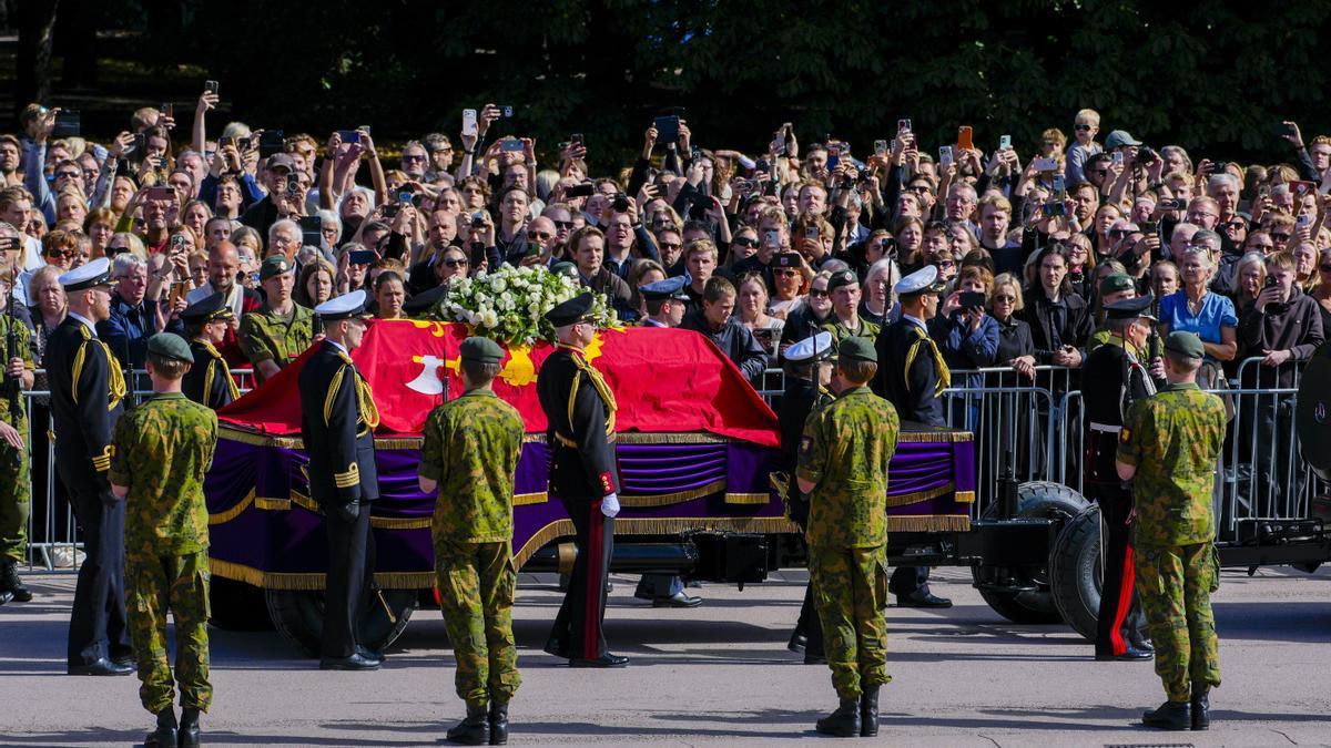 En imágenes: Noruega despide a Harald V en un funeral en la Catedral de Oslo