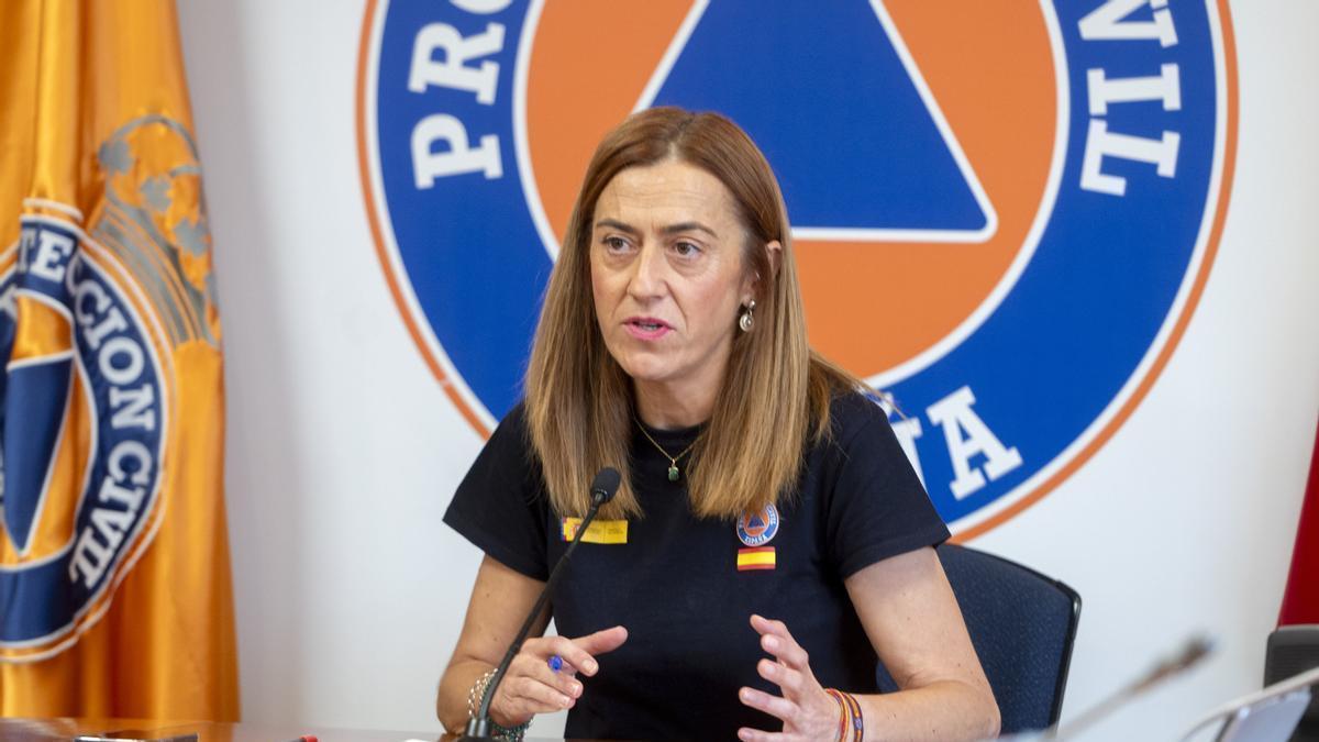 La directora general de Protección Civil, Virginia Barcones