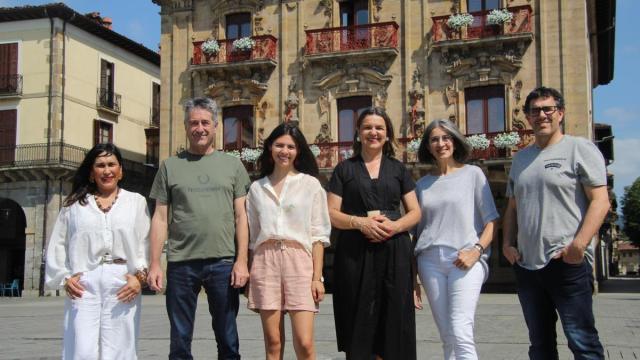 Ediles del grupo municipal del PNV de Oñati. / EAJ. Ediles del grupo municipal del PNV de Oñati.