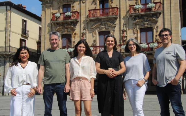 Ediles del grupo municipal del PNV de Oñati.