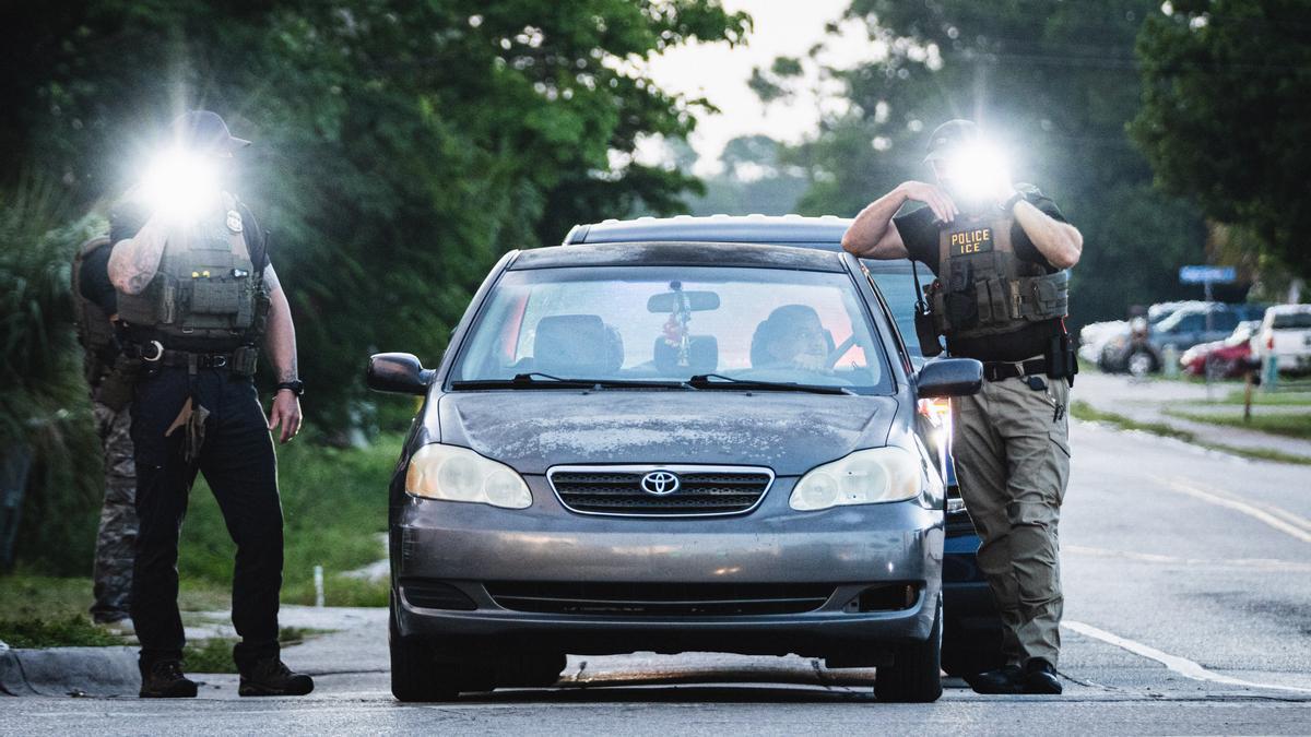 Agentes del ICE en Estados Unidos.