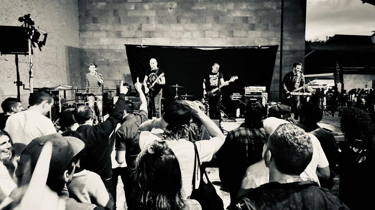 Un concierto del festival Aho Lehor en Lazkao.