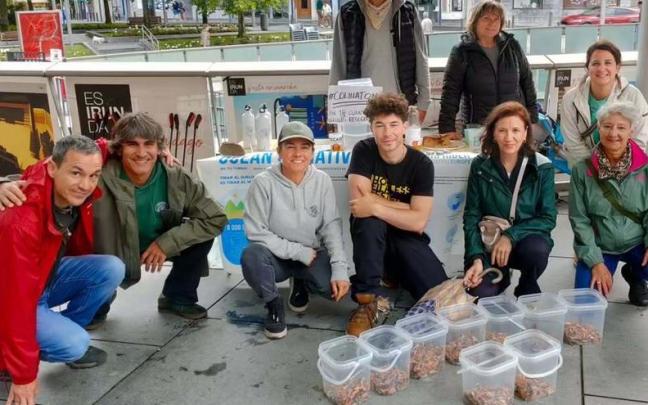 Foto del 'Colillatón' celebrado el pasado año de la mano de Recicla-Birziklatu.
