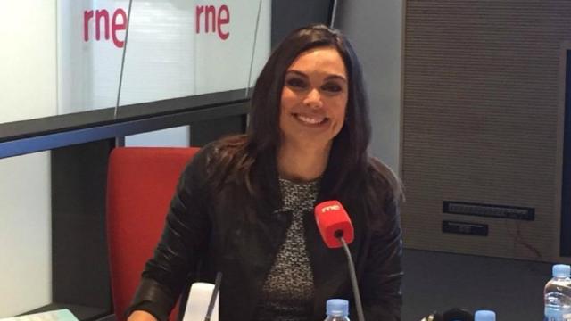 Mónica Carrillo, en una entrevista en la radio.