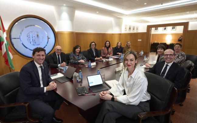 Reunión del Consejo Vasco de Finanzas del pasado mes de febrero.