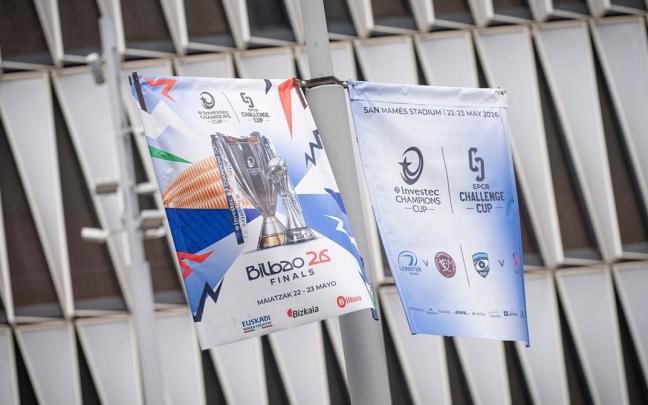 Las finales de rugby provocarán afecciones en Bilbao, sobre todo en el entorno del estadio de San Mamés y el parque de Doña Casilda, tanto el viernes 22 como el sábado 23 a partir de las 11:00 horas.