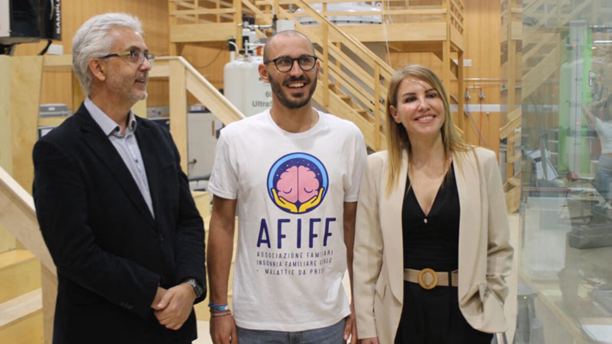 Fabio Mariuzzo ha recorrido más de 2.000 kilómetros en bicicleta para dar visibilidad a esta extraña mutación | Foto: CIC Biogune