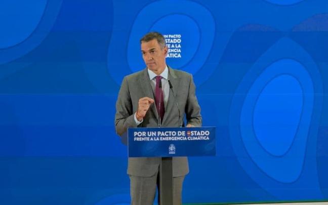 El presidente del Gobierno, Pedro Sánchez, en la apertura del curso político