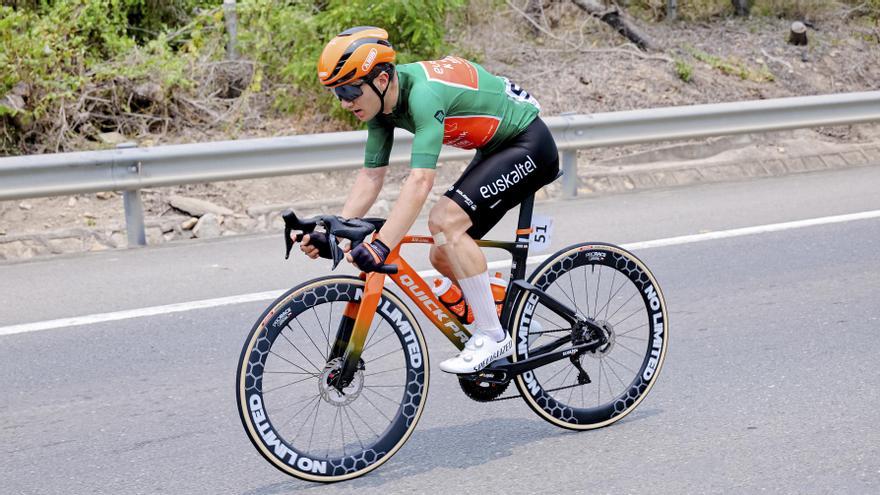 Xabier Berasategi, durante la prueba asiática.