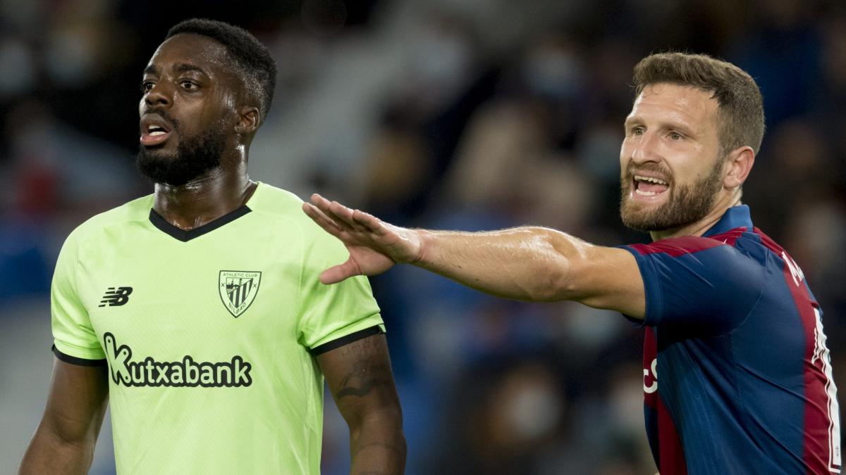 Iñaki Williams en su ultima cita visitando al Levante / Athletic Club