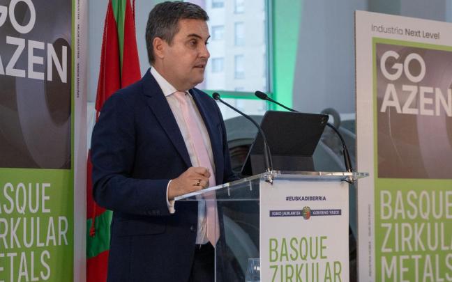 El consejero Mikel Jauregi.