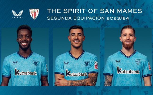 Segunda equipación del Athletic Club 2023/2024. Foto: Athletic CLub