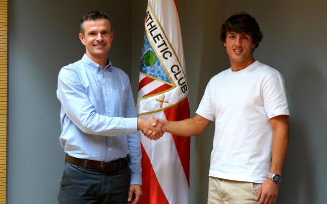 Unai Gómez renueva hasta 2028 / AthleticClub Unai Gómez renueva hasta 2028 / AthleticClub