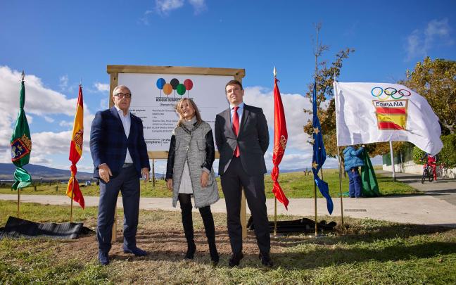 Inauguración del Bosque Olímpico de Pamplona. Fotos: Ayuntamiento de Pamplona