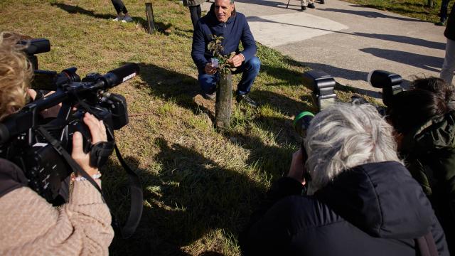 Inauguración del Bosque Olímpico de Pamplona. Fotos: Ayuntamiento de Pamplona