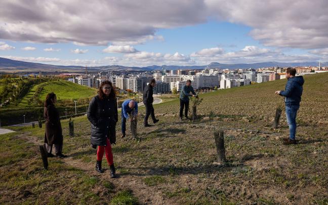 Inauguración del Bosque Olímpico de Pamplona. Fotos: Ayuntamiento de Pamplona