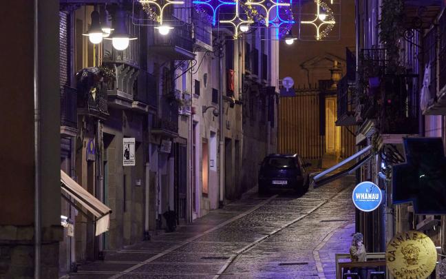 Luces navideñas de Iruña. Fotos: Ayuntamiento de Pamplona