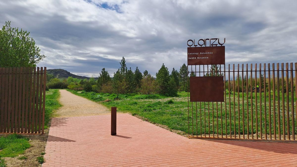 Entrada del Jardín Botánico de Olárizu. Foto: Ayuntamiento de Gasteiz