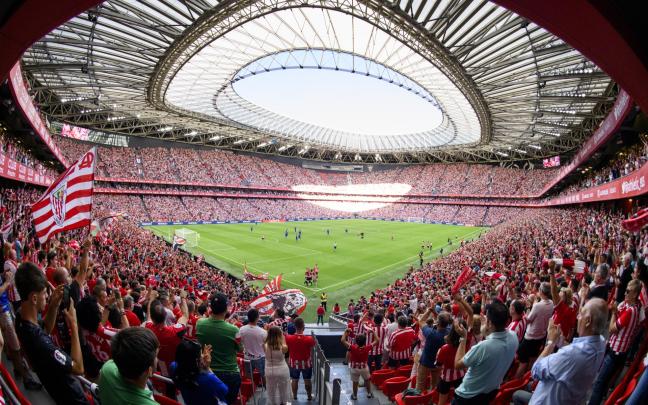 San Mamés asistió al estreno de la Liga pasada en la visita del Getafe. / ATHLETIC CLUB San Mamés asistió al estreno de la Liga pasada en la visita del Getafe. / ATHLETIC CLUB