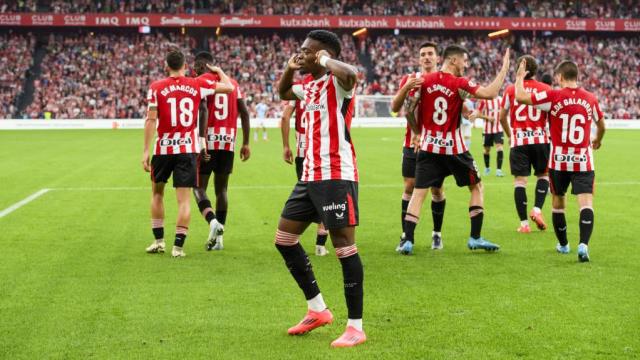 Álvaro Djaló celebra su gol ante el Celta / Athletic Club Álvaro Djaló celebra su gol ante el Celta / Athletic Club