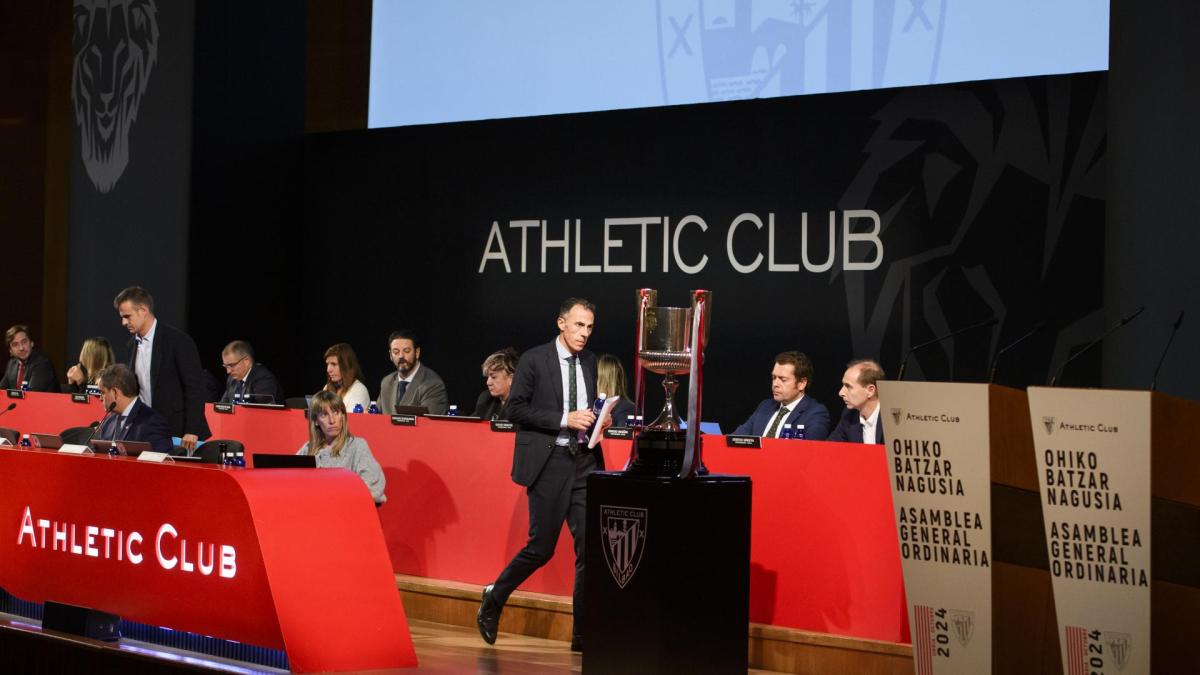 Imagen de la Asamblea General Ordinaria de 2024 en el Palacio Euskalduna. Foto: Athletic Club