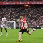 Endika Buján se convirtió en le ón a las órdenes de Valverde ante el Girona. / ATHLETIC CLUB