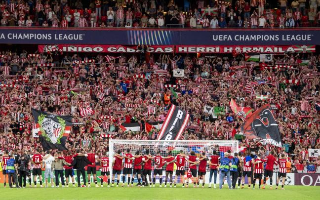 El Athletic y la Herri Harmaila en Champions League / Athletic Club