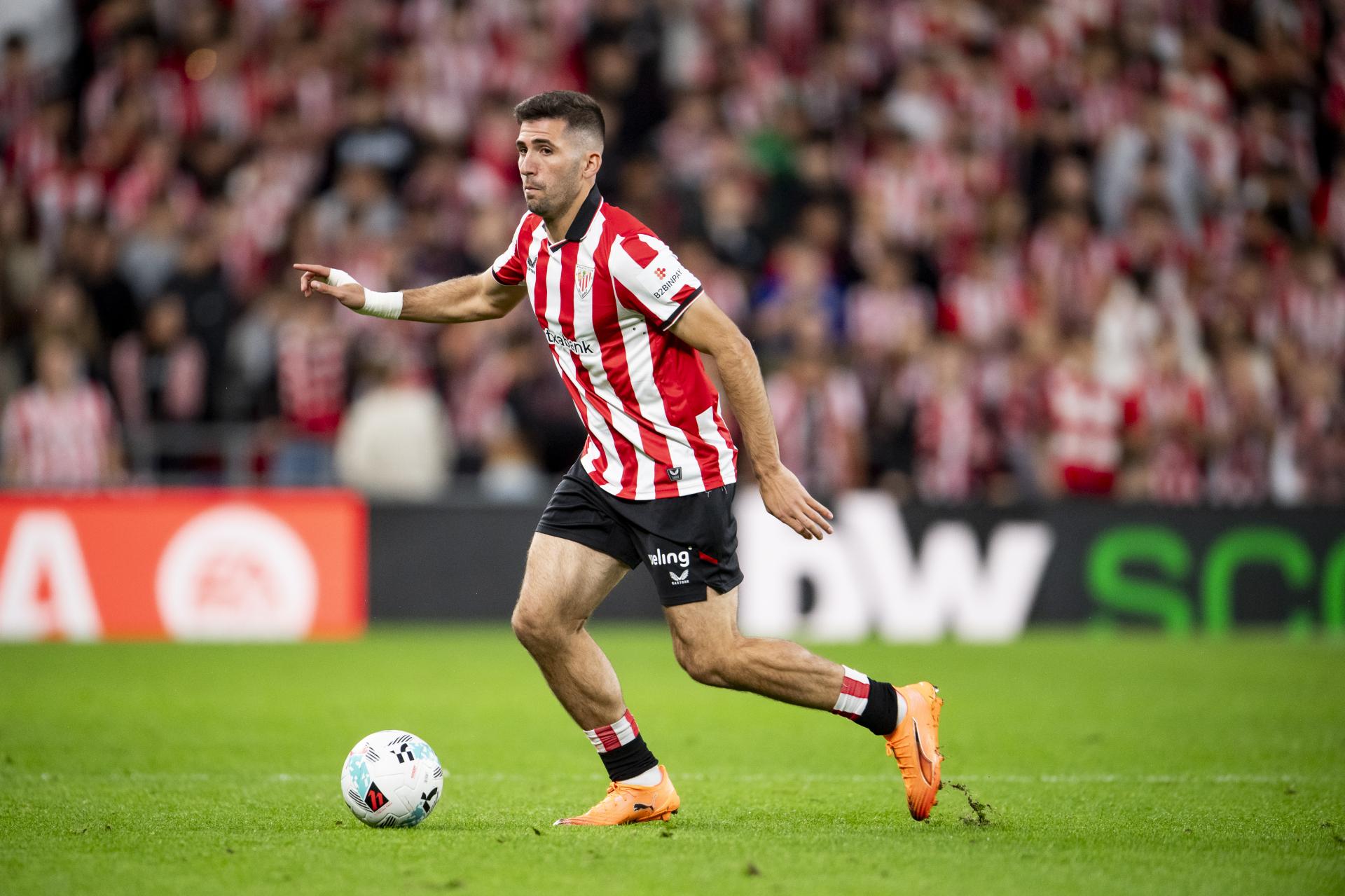 Jesús Areso en un lance del partido jugado ayer contra el Getafe. / ATHLETIC CLUB