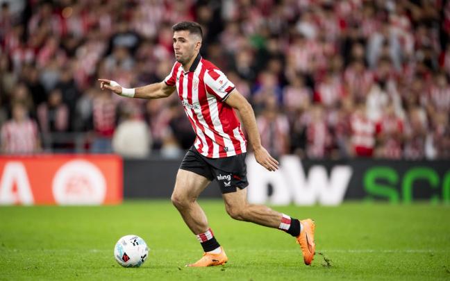 Jesús Areso en un lance del partido jugado ayer contra el Getafe. / ATHLETIC CLUB