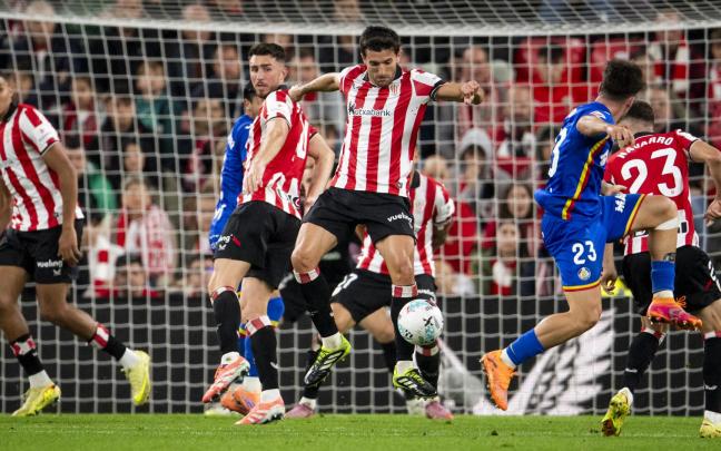 El Getafe se atragantó en San Mamés durante la primera vuelta y se llevó los tres puntos. / ATHLETIC CLUB