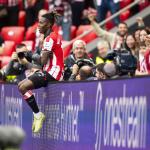 Nico Williams celebra su gol ante el Oviedo / Athletic Club