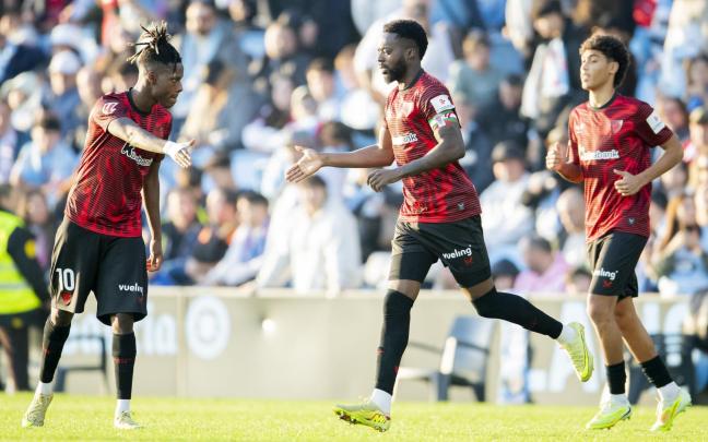 Iñaki Williams regresó a los terrenos de juego por vez primera tras lesionarse el 22 de octubre. / ATHLETIC CLUB