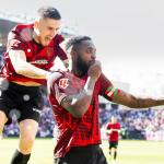Iñaki Williams celebra su gol en Vallecas / Athletic Club
