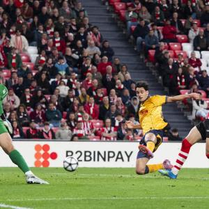 Gorka Guruzeta hace el único gol del Athletic ante el Villarreal / Athletic Club