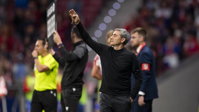 Valverde tampoco pudo dar con la tecla en el Metropolitano. / ATHLETIC CLUB
