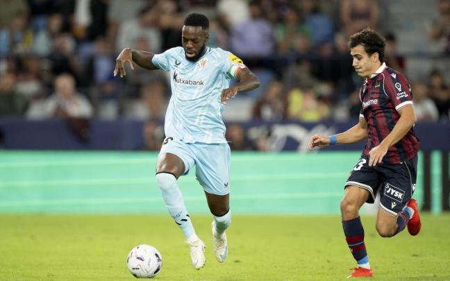 Iñaki Williams durante el encuentro ante el Levante / Athletic Club