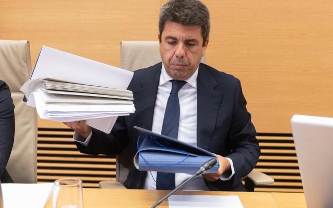 Mazón, ante la comisión de investigación del Congreso por la gestión de la Dana