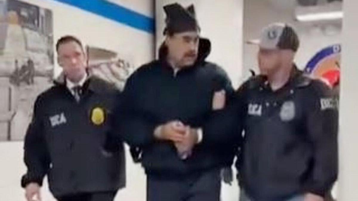 Nicolás Maduro, detenido por las autoridades policiales estadounidenses