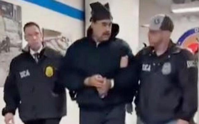 Nicolás Maduro, detenido por las autoridades policiales estadounidenses