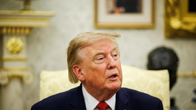 El presidente de EE.UU., Donald Trump, en una imagen reciente en el Despacho Oval.