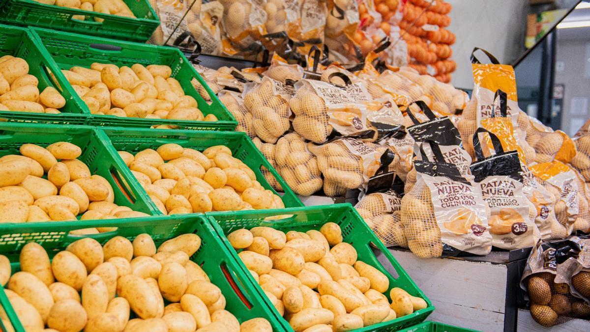 Mercadona ofrece ya patata estatal en todas sus tiendas.