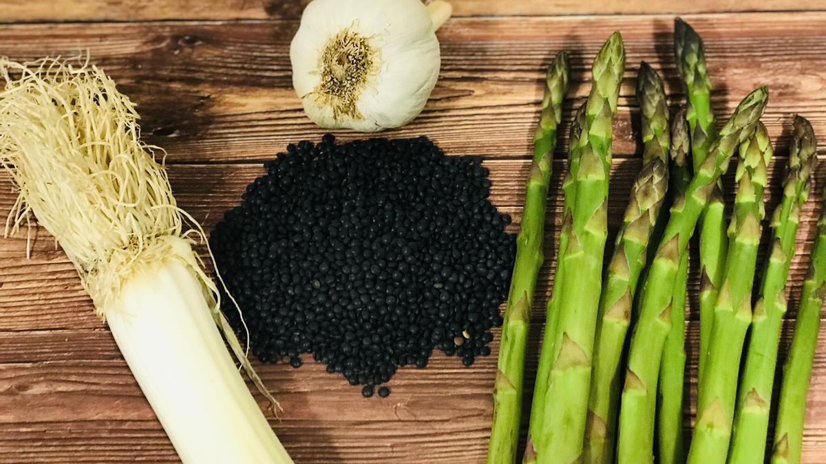 Los ingredientes principales de esta receta.