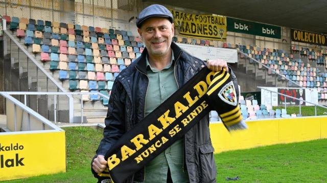 Ricardo Arana, presidente del Barakaldo CF. / OSKAR GONZÁLEZ